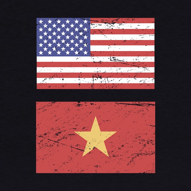 United States Flag & Vietnam Flag by MeatMan